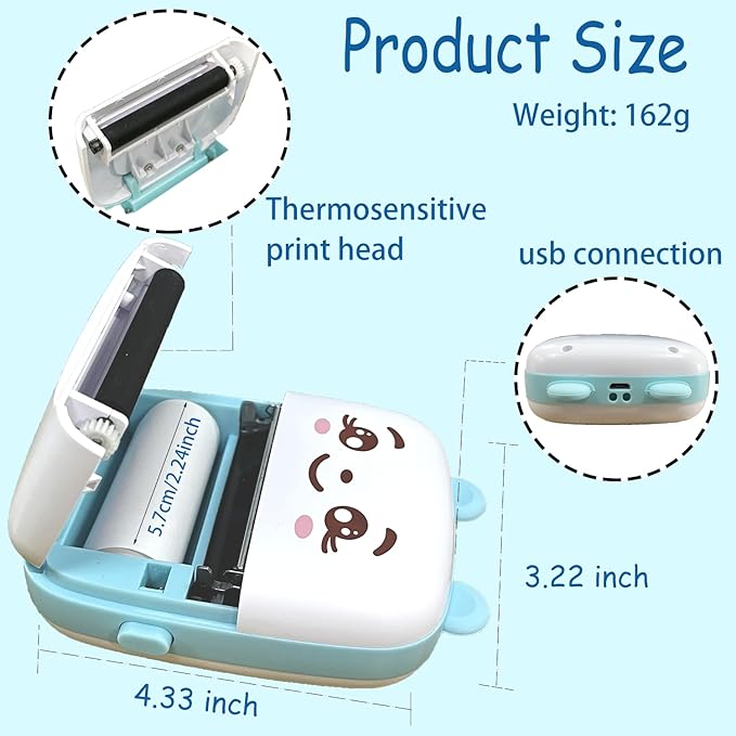 Portable Wireless Bluetooth Mini Printer