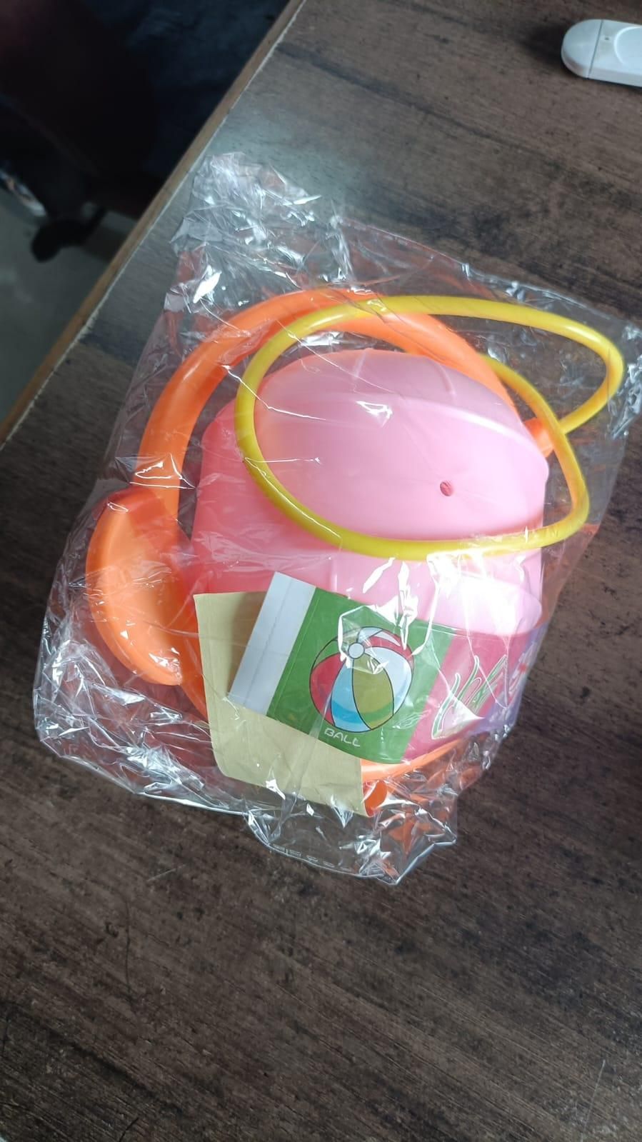 Skip Ball, Portable Foldable Colorful Flash Wheel Swing Ball