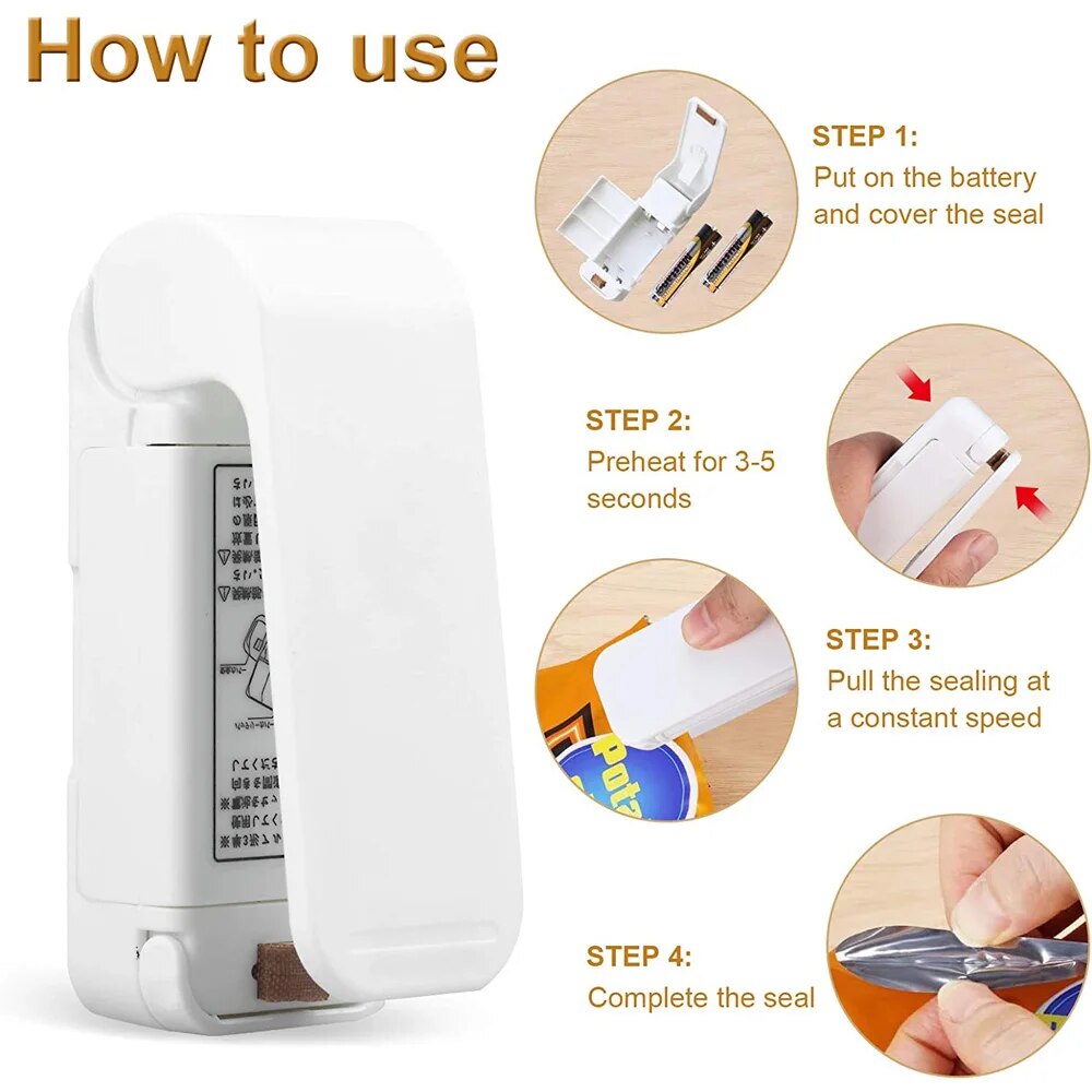 Mini Sealing Machine for Food Storage Vacuum Bag
