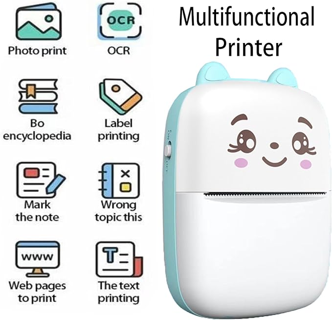 Portable Wireless Bluetooth Mini Printer