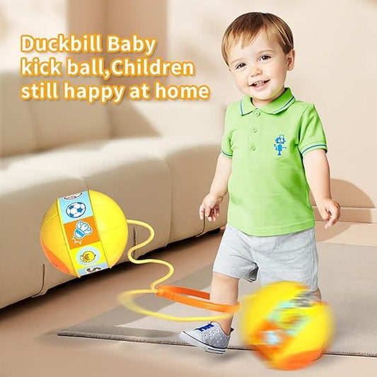 Skip Ball, Portable Foldable Colorful Flash Wheel Swing Ball